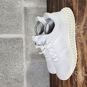 Adidas Ultra 4D Parley Cream White Mens Size 9.5 Running Shoes